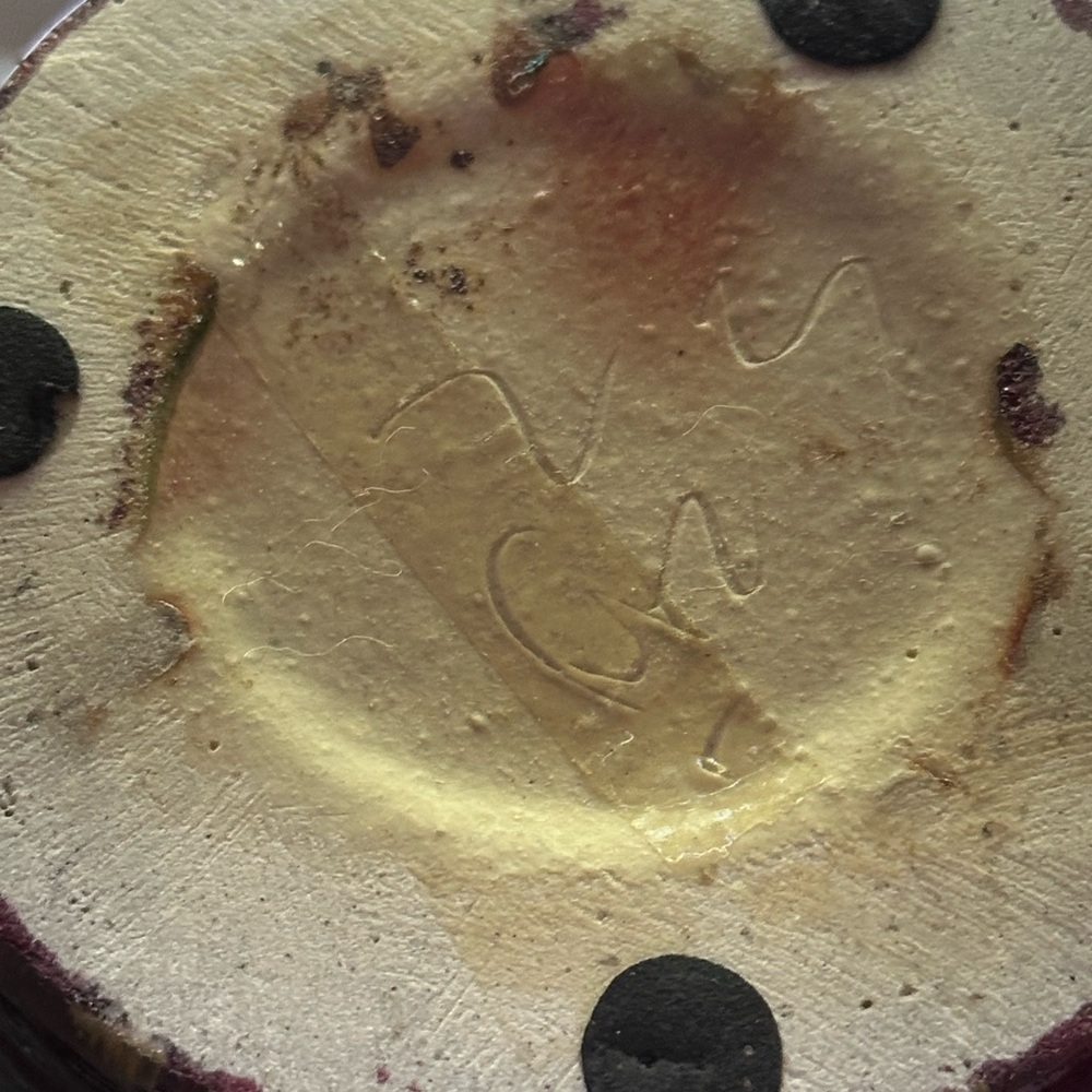Pier 1 Reactive Drip 13’’ Pottery Vase - Picture 5 of 5
